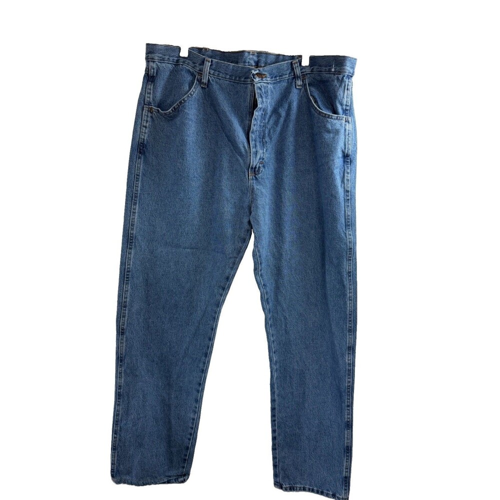 Vintage Rustler Men’s Jeans 40x32 Blue Denim Straight Leg 100% Cotton Mexico